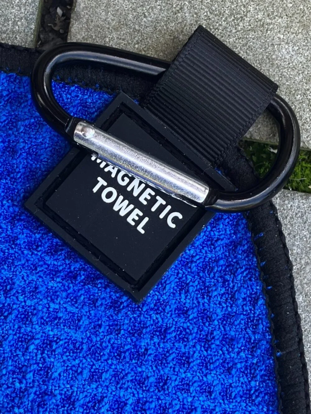 🧲 NEW 4imprint Magnetic Golf Towel Blue 13